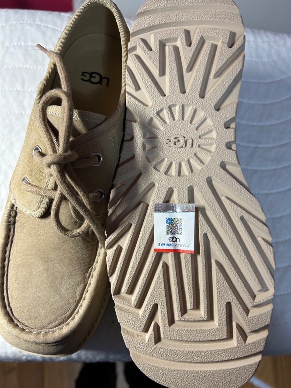 NEW UGG Women's Cityfunc Shoe size 7 beige - Picture 11 of 16